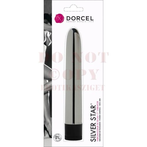 Dorcel ezüst színű rúdvibrátor