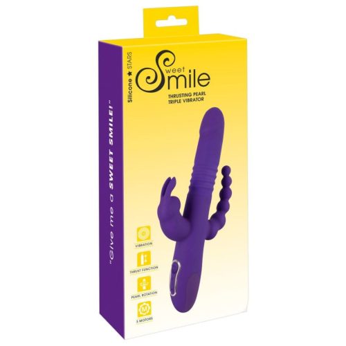 Smile tölthető három ágú forgó-lökő vibrátor