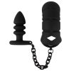 Szilikon péniszlakat anál dildóval - Black Velvet