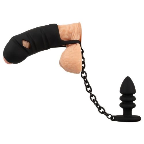 Szilikon péniszlakat anál dildóval - Black Velvet