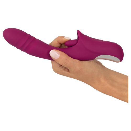 Javida Licking & Thrusting - lila nyelves lökő vibrátor