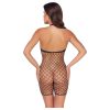 Cottelli nyitott hálós fekete body - S-L