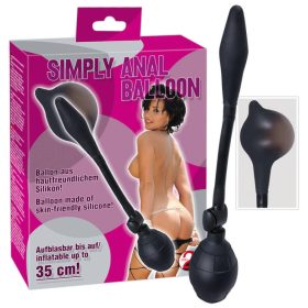 Fekete anál ballon - pumpálható