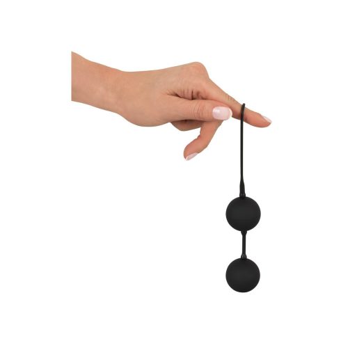 Black Velvet fekete szilikon kéjgolyó