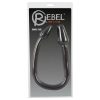Rebel double plug - dupla fekete anál kúp dildó