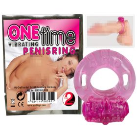   You2Toys - Egyszer használható vibrációs pink péniszgyűrű