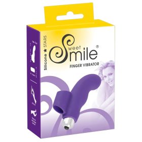 Smile Finger - lila szilikon ujjvibrátor 
