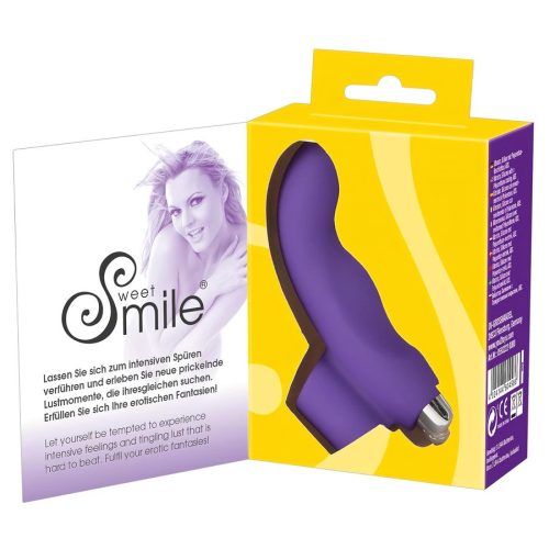 Smile Finger - lila szilikon ujjvibrátor 