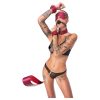Bad Kitty - piros bondage szett - 7 részes