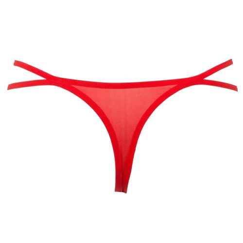 Rózsaszálba rejtett piros tanga
