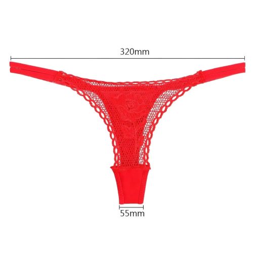 Rózsaszálba rejtett piros tanga