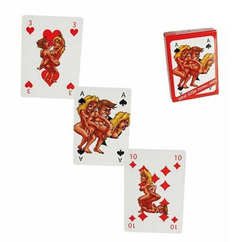 Kama Sutra vicces francia kártya - 54 db