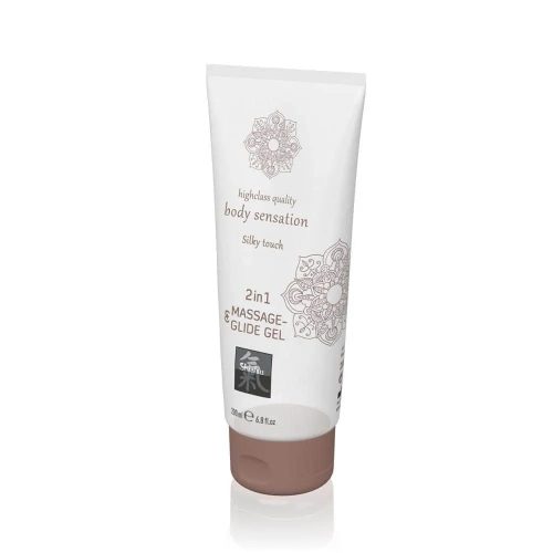 Shiatsu selymes masszázs és síkosító - 200 ml