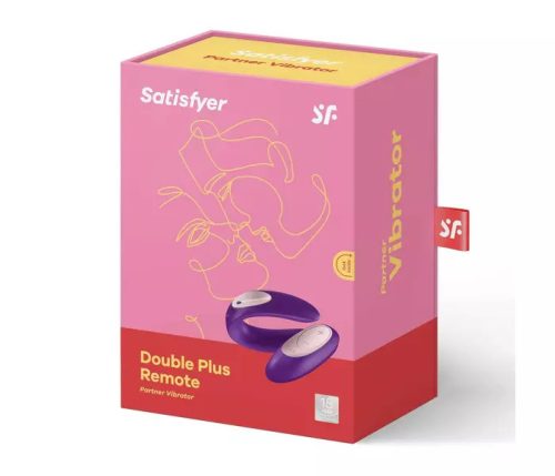 Satisfyer Double Plus Remote akkus vezeték nélküli párvibrator
