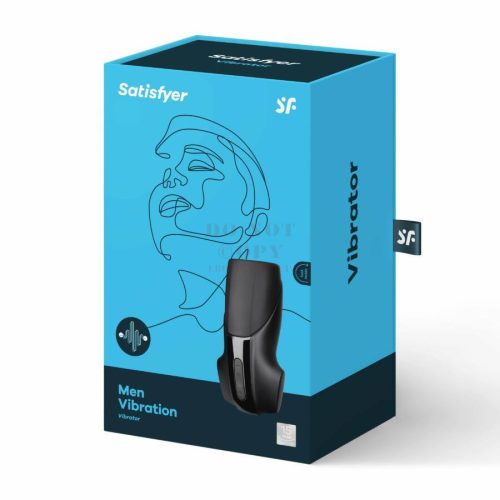 Extra erős tölthető makk vibrátor - Satisfyer Men