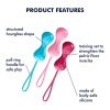 3 darabos hüvely tréning gésagolyó készlet – Satisfyer