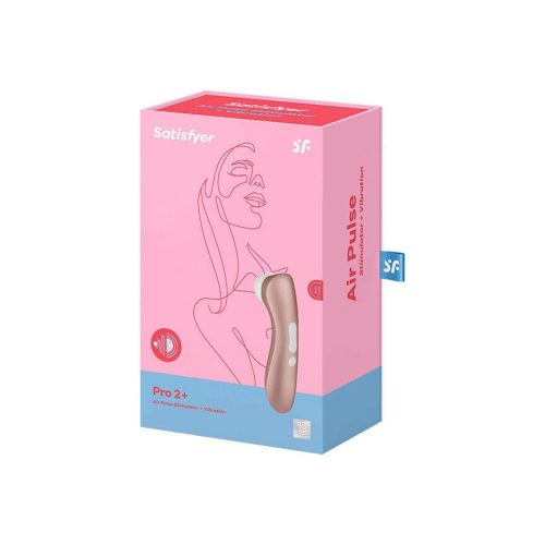Satisfyer PRO 2+ vibrációs léghullámos csiklószívó