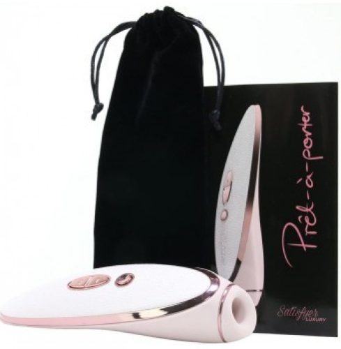 Satisfyer Luxury Pret akkus csiklóizgató - fehér