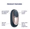 Satisfyer Dark Desire - akkus fekete csikló vibrátor
