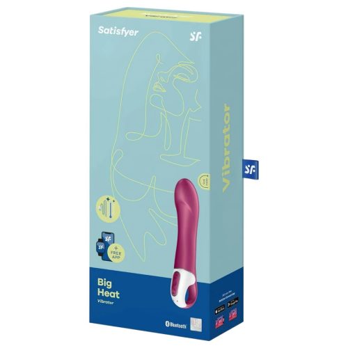 Satisfyer Big Heat - melegedő G-pont vibrátor