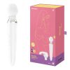 Satisfyer Double Wand okos tölthető masszírozó - fehér