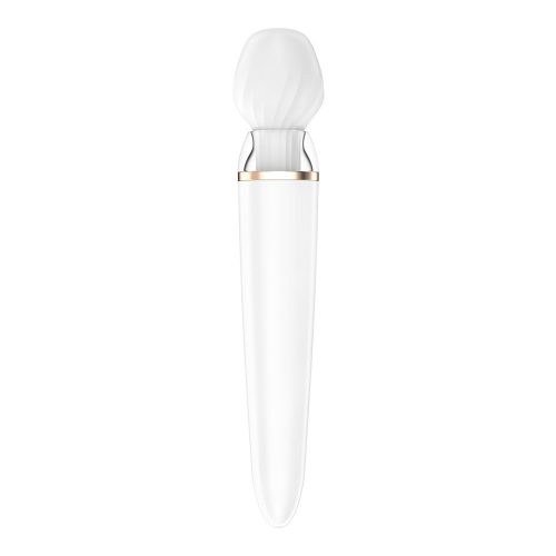 Satisfyer Double Wand okos tölthető masszírozó - fehér