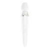 Satisfyer Double Wand okos tölthető masszírozó - fehér
