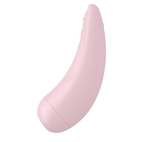 Akkus okos vízálló csiklóizgató pink vibrátor - Satisfyer Curvy 2