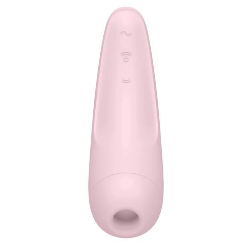 Akkus okos vízálló csiklóizgató pink vibrátor - Satisfyer Curvy 2