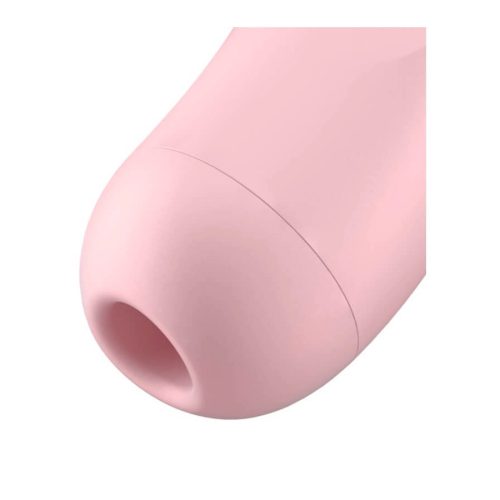Akkus okos vízálló csiklóizgató pink vibrátor - Satisfyer Curvy 2
