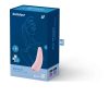 Akkus okos vízálló csiklóizgató pink vibrátor - Satisfyer Curvy 2