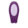 Tölthető okos vízálló lila párvibrátor - Satisfyer Double Joy