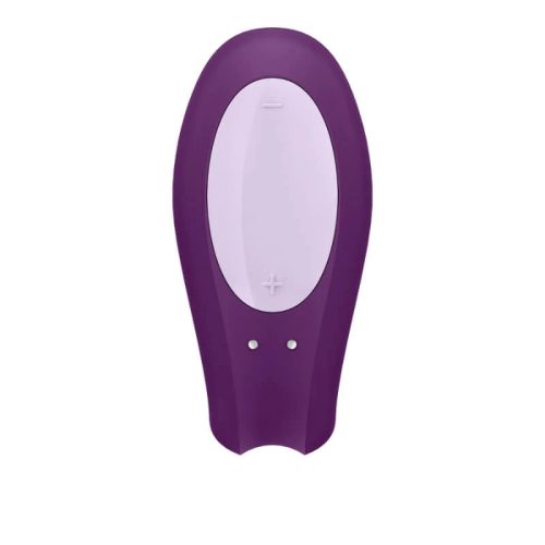 Tölthető okos vízálló lila párvibrátor - Satisfyer Double Joy
