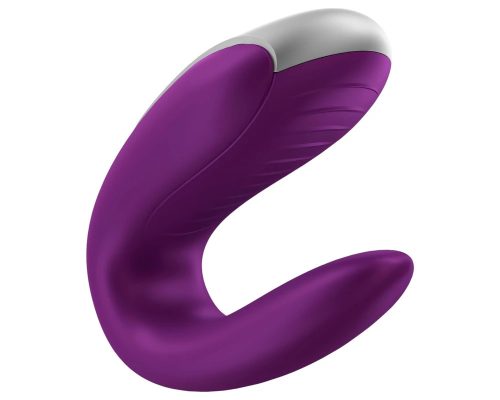 Satisfyer Double Fun okos vízálló párvibrátor - lila