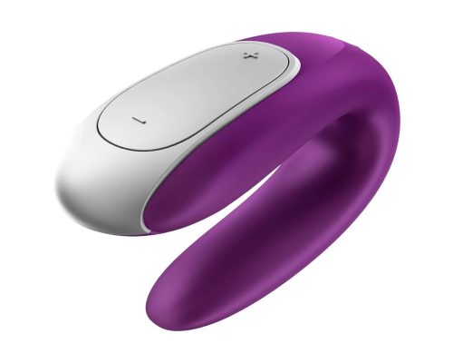 Satisfyer Double Fun okos vízálló párvibrátor - lila