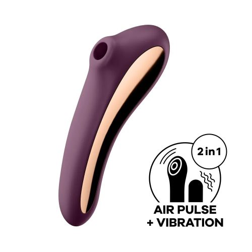 Satisfyer Dual Kiss hüvelyi és csiklóvibrátor