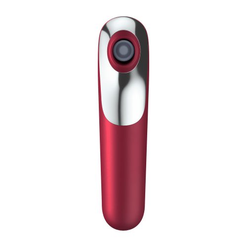 Satisfyer Dual Love csiklószívó vibrátor - piros