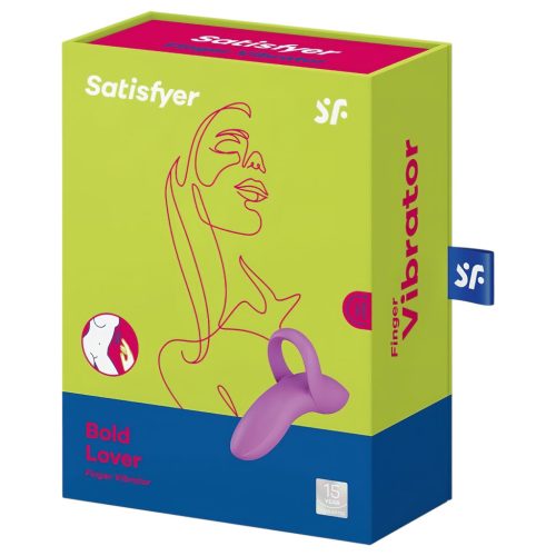 Satisfyer Bold Lover - akkus, vízálló pink ujj vibrátor