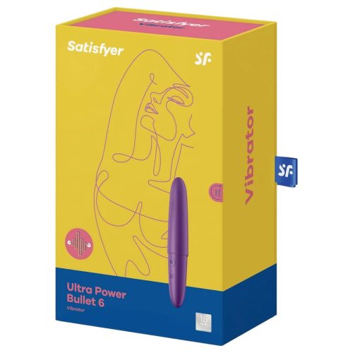Satisfyer Ultra Power Bullet 6 -akkus lila rúdvibrátor