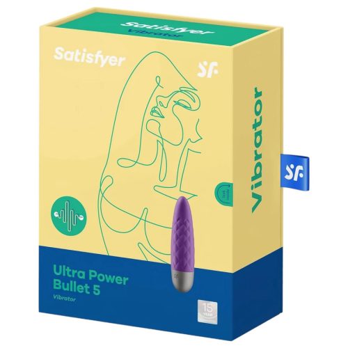 Satisfyer Ultra Power Bullet 5 -akkus lila csiklóizgató vibrátor