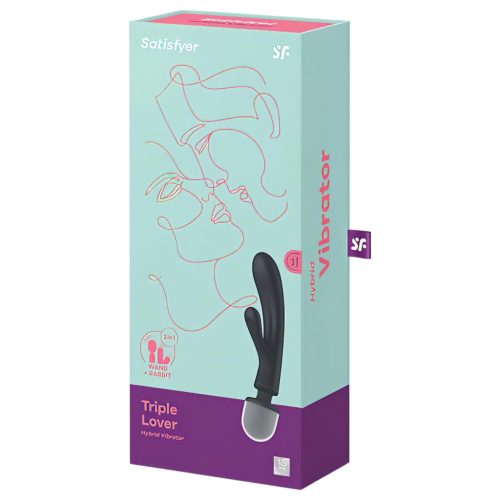 Satisfyer Triple Lover - G-pont és masszírozó vibrátor 