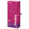 Satisfyer Triple Lover - pink G-pont és masszírozó vibrátor