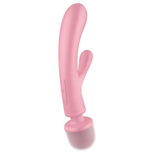 Satisfyer Triple Lover - pink G-pont és masszírozó vibrátor