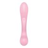 Satisfyer Triple Oh tölthető csiklókaros pink vibrátor