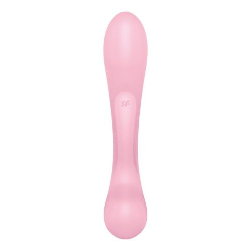 Satisfyer Triple Oh tölthető csiklókaros pink vibrátor