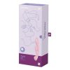 Satisfyer Triple Oh tölthető csiklókaros pink vibrátor
