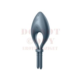   Satisfyer Bullseye tölthető vibrációs péniszgyűrű - sötétkék