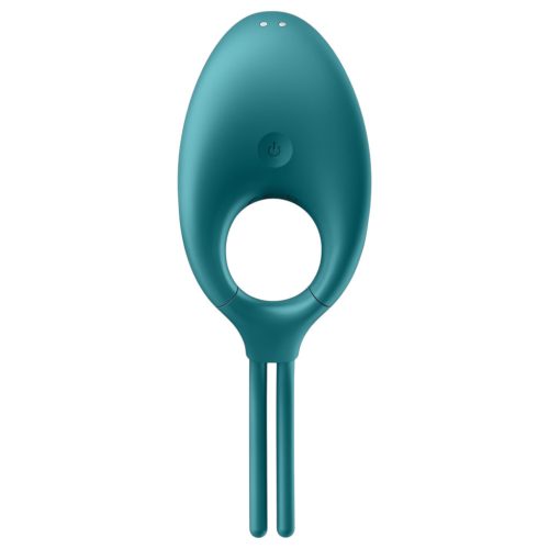 Satisfyer Swordsman - zöld akkus, vibrációs péniszgyűrű