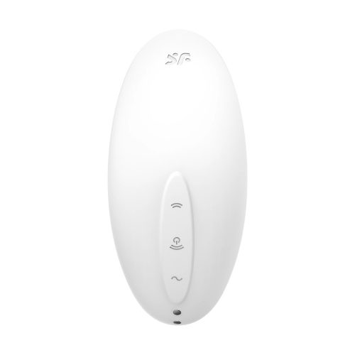 Akkus vízálló csiklóizgató vibrátor - Satisfyer Vulva Lover 2 fehér