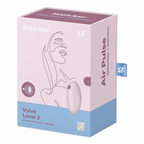   Akkus vízálló csiklóizgató vibrátor - Satisfyer Vulva Lover 3
